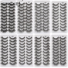 Load image into Gallery viewer, MEISHENJIE 3/5/10 Pair 3D Mink Lashes Natural Eyelash Dramatic False Eyelashes Faux Cils Makeup Fake Eyelash Extension maquiagem