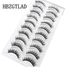 Load image into Gallery viewer, NEW 10 Pairs Natural False Eyelashes Fake Lashes Long Makeup 3d Mink Lashes Extension Eyelash Mink Eyelashes for Beauty 54