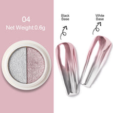 Load image into Gallery viewer, 1Box Nail Mirror Glitter Powder Metallic Colorful Dust Metal Effect Nail Glitter Gold Nail Art UV Gel Polish Chrome Flakes Dust