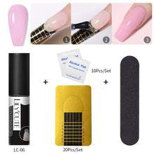 Load image into Gallery viewer, LILYCUTE 5ml Quick Extension Gel Construct Hard Gel Semi Permanent UV LED UV Gel Nail Art Design Faux Ongles Nails Accesorios