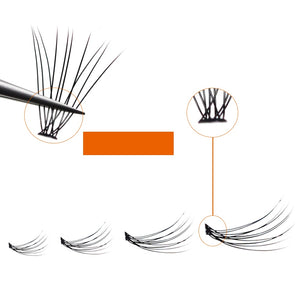 1box/60 Bundles,10D 0.1/0.07mm Thickness Individual Eyelash Extensions eyelashes Cluster Lashes, Natural False Eyelashes Bundles