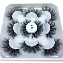 Load image into Gallery viewer, 2022 New 5 pairs natural false eyelashes fake lashes long makeup 3d mink lashes eyelash extension mink eyelashes short eyelashes