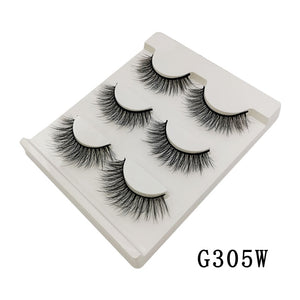 MEISHENJIE 3/5/10 Pair 3D Mink Lashes Natural Eyelash Dramatic False Eyelashes Faux Cils Makeup Fake Eyelash Extension maquiagem