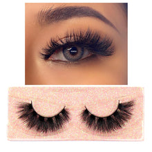 Load image into Gallery viewer, FOXESJI Makeup Eyelashes 3D Mink Lashes Fluffy Soft Wispy Natural Cross Lash Extension Reusable Fake Lashes Mink False Eyelashes