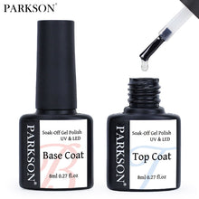 Load image into Gallery viewer, Parkson No Wipe Top Base Coat Nail Gel polish Design Enhancer Varnish Semi Permanent Soak Off UV LED Nail Art Tool
