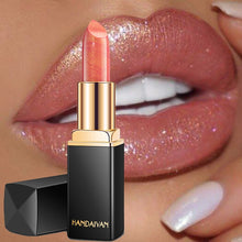 Load image into Gallery viewer, 9 Colors Waterproof Nude Pink Glitter Lipstick Makeup Long Lasting Velve Red Mermaid Sexy Shimmer LipSticks Cosmetics Beauty