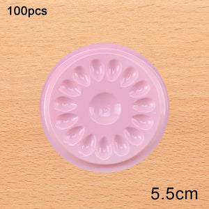 Wholesale Glue Gasket Eyelash glue holder Adhesive Pallet Eyelash Extension glue pads stand on eyelash plastic makeup tools