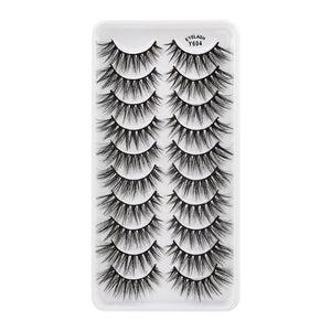 MEISHENJIE 3/5/10 Pair 3D Mink Lashes Natural Eyelash Dramatic False Eyelashes Faux Cils Makeup Fake Eyelash Extension maquiagem