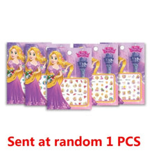 Load image into Gallery viewer, Disney Cartoon Frozen Princess Pooh Bear Snow White Makeup Nail Stickers Minnie Mickey Mermaid Stitch Stickers Toy For Kids DIY