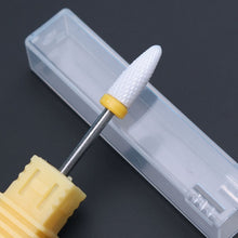 Load image into Gallery viewer, Ceramic Milling Cutter Manicure Nail Drill Bits Electric Nail Files Pink Blue Grinding Bits Mills Cutter Burr Accessories