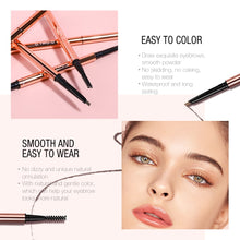 Load image into Gallery viewer, O.TWO.O Ultra Fine Triangle Eyebrow Pencil Precise Brow Definer Long Lasting Waterproof Blonde Brown Eye Brow Makeup 6 Colors