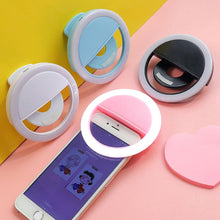 Load image into Gallery viewer, Led Selfie Ring Light Novelty Makeup Lightings Led Selfie Lamp Mobile Phones Photo Night Light Led Mirror Neon Sign Selfie Ring