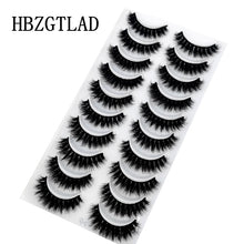 Load image into Gallery viewer, 41 Styles 10 pairs natural long 3D mink false eyelashes fake lashes makeup kit Mink Lashes extension eye lashes short eyelashes