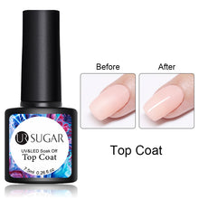 Load image into Gallery viewer, UR SUGAR 7.5ML Dark Blue Matte Top Coat Color UV Nail Gel Polish Semi Permanent Soak Off UV LED Gel Nail Gel Nail Art DIY Design