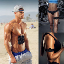 Load image into Gallery viewer, USB Rechargeable EMS Muscle Stimulator Wireless Buttocks Hip Trainer Abdominal ABS Stimulator Fitness Body Slimming Massager