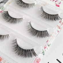 Load image into Gallery viewer, NEW Wholesale Mink Eyelashes 3pair lashes invisible band mink lashes reusable false eyelashes Makeup in Bulk