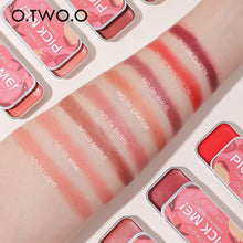 Load image into Gallery viewer, O.TWO.O Multifunctional Makeup Palette 3 IN 1 Lipstick Blush For Face Eyeshadow Lightweight Matte Lip Tint Natural Face Blush