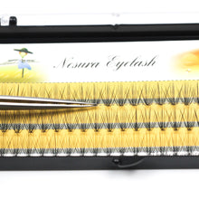 Load image into Gallery viewer, 1box/60 Bundles,10D 0.1/0.07mm Thickness Individual Eyelash Extensions eyelashes Cluster Lashes, Natural False Eyelashes Bundles