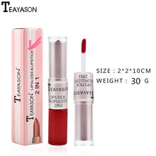 Load image into Gallery viewer, 12 Colors Waterproof Nude Matte Velvet Glossy Lip Gloss Lipstick Lip Balm Sexy Red Lip Tint Sexy Women Fashion Makeup Gift 1pcs