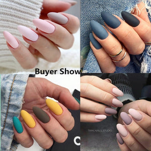 UR SUGAR 7.5ML Dark Blue Matte Top Coat Color UV Nail Gel Polish Semi Permanent Soak Off UV LED Gel Nail Gel Nail Art DIY Design