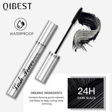 Load image into Gallery viewer, QIBEST Black Mascara Eyelashes Mascara 4D Silky Eyelashes Lengthening Eyelashes Makeup Waterproof Mascara Volume Eye Cosmetics