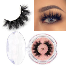 Load image into Gallery viewer, LEHUAMAO Makeup Eyelashes 3D Mink Lashes Thick HandMade Fluffy Lashes Cruelty Free Volume Wispy Soft Lash Reusable False Eyelash