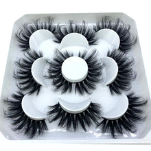 Load image into Gallery viewer, HBZGTLAD New 5 pairs 8-25mm natural 3D false eyelashes fake lashes makeup kit Mink Lashes extension mink eyelashes maquiagem
