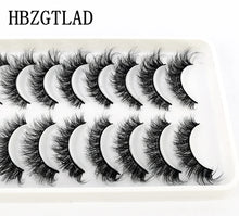 Load image into Gallery viewer, 41 Styles 10 pairs natural long 3D mink false eyelashes fake lashes makeup kit Mink Lashes extension eye lashes short eyelashes