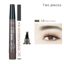 Load image into Gallery viewer, Tint my 4-tip Liquid Eyebrow Pencil Waterproof Apply Well Tattoo Makeup For Women Eyes Cosmetics Natural Wild Brown Eyebrow Gel