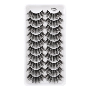 MEISHENJIE 3/5/10 Pair 3D Mink Lashes Natural Eyelash Dramatic False Eyelashes Faux Cils Makeup Fake Eyelash Extension maquiagem