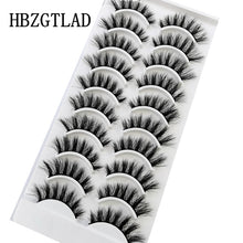 Load image into Gallery viewer, 41 Styles 10 pairs natural long 3D mink false eyelashes fake lashes makeup kit Mink Lashes extension eye lashes short eyelashes