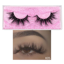 Load image into Gallery viewer, Visofree Mink Lashes 3D Mink Eyelashes 100% Cruelty free Lashes Handmade Reusable Natural Eyelashes Popular False Lashes Makeup