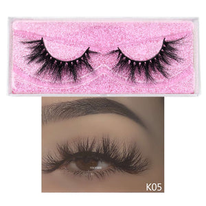 Visofree Mink Lashes 3D Mink Eyelashes 100% Cruelty free Lashes Handmade Reusable Natural Eyelashes Popular False Lashes Makeup