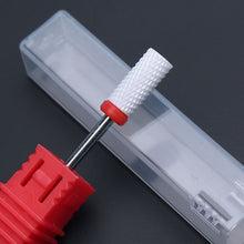 Load image into Gallery viewer, Ceramic Milling Cutter Manicure Nail Drill Bits Electric Nail Files Pink Blue Grinding Bits Mills Cutter Burr Accessories