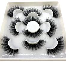Load image into Gallery viewer, 2022 New 5 pairs natural false eyelashes fake lashes long makeup 3d mink lashes eyelash extension mink eyelashes short eyelashes