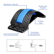 Load image into Gallery viewer, Back Stretcher Magnetotherapy Massage Tools Stretch Fitness Lumbar Support Relaxation Spine Pain Relief