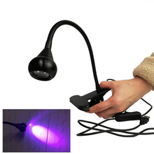 Load image into Gallery viewer, Led Ultraviolet Lights Lampe Uv Led Desk Lamp Mini Uv Gel Curing Light Nail Dryer for Diy Nail Art for Cash Medical Detector