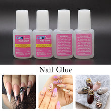 Load image into Gallery viewer, 10g Fast Drying Nail Glue for False Nails Glitter Acrylic Nail Rhinestone Decoration Extension Glue Adhensive Nail Care Tool