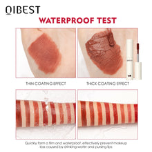 Load image into Gallery viewer, QIBEST Lip Gloss 8 Colors Nude Matte Chocolate Lipstick Waterproof Long Lasting Women Red Lip Tint Velvet Lip Glaze Cosmetics