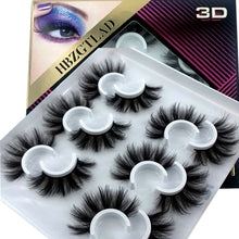 Load image into Gallery viewer, 2022 New 5 pairs natural false eyelashes fake lashes long makeup 3d mink lashes eyelash extension mink eyelashes short eyelashes
