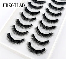 Load image into Gallery viewer, 41 Styles 10 pairs natural long 3D mink false eyelashes fake lashes makeup kit Mink Lashes extension eye lashes short eyelashes