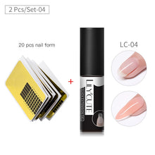 Load image into Gallery viewer, LILYCUTE 5ml Quick Extension Gel Construct Hard Gel Semi Permanent UV LED UV Gel Nail Art Design Faux Ongles Nails Accesorios