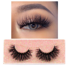 Load image into Gallery viewer, FOXESJI Makeup Eyelashes 3D Mink Lashes Fluffy Soft Wispy Natural Cross Lash Extension Reusable Fake Lashes Mink False Eyelashes