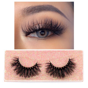 FOXESJI Makeup Eyelashes 3D Mink Lashes Fluffy Soft Wispy Natural Cross Lash Extension Reusable Fake Lashes Mink False Eyelashes