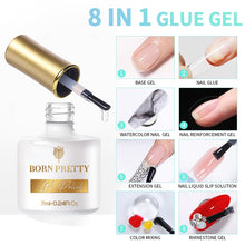 Load image into Gallery viewer, BORN PRETTY 7ml 9D Laser Cat Magnetic Gel Nail Gel Pink Magnetic Gel Soak Off UV LED Nail Varnish UV Gel Need Pink Nude Base