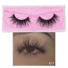 Load image into Gallery viewer, Visofree Mink Lashes 3D Mink Eyelashes 100% Cruelty free Lashes Handmade Reusable Natural Eyelashes Popular False Lashes Makeup