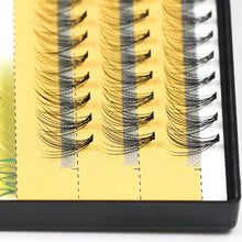Load image into Gallery viewer, 1box/60 Bundles,10D 0.1/0.07mm Thickness Individual Eyelash Extensions eyelashes Cluster Lashes, Natural False Eyelashes Bundles