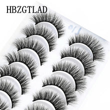 Load image into Gallery viewer, 41 Styles 10 pairs natural long 3D mink false eyelashes fake lashes makeup kit Mink Lashes extension eye lashes short eyelashes