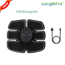 Load image into Gallery viewer, USB Rechargeable EMS Muscle Stimulator Wireless Buttocks Hip Trainer Abdominal ABS Stimulator Fitness Body Slimming Massager