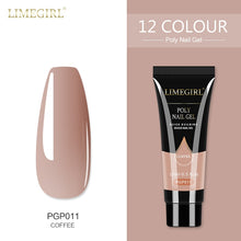 Load image into Gallery viewer, Limegirl 15ml Poly Nail Gel Glitter Building Nail Gel For Manicure Nail Art Design Luminous Polygels Extension Nail Gel For Nail